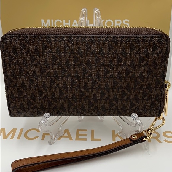 Michael Kors Jet Set Travel Phone Wallet Wristlet - Picture 8 of 16